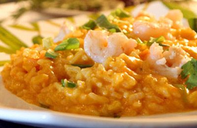 Risotos e salada